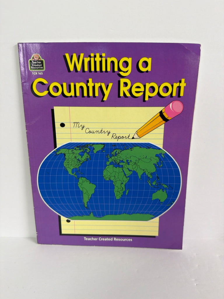 Writing a Country Report Teacher Created Resources Pre-Owned Charlotte Mason