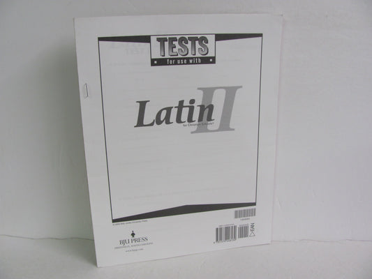 Latin II BJU Press Tests  Pre-Owned High School Latin Books