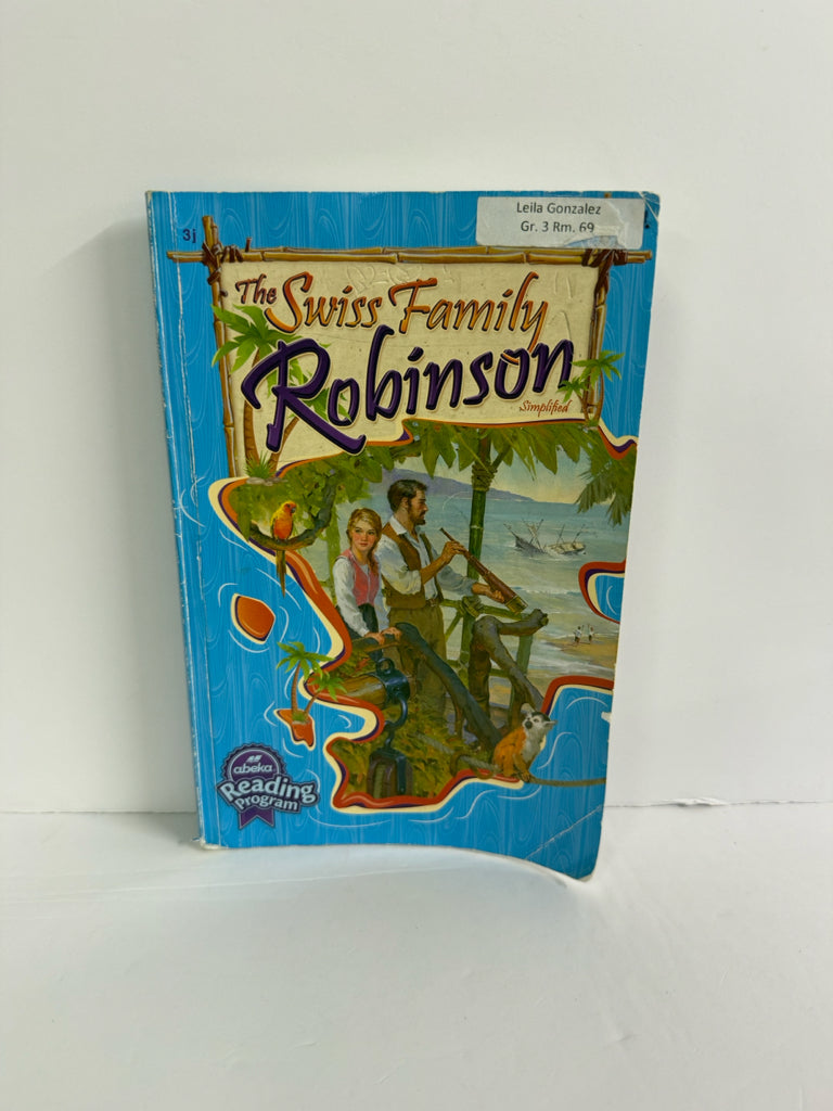 The Swiss Family Robinson Abeka Reader Pre-Owned 3rd Grade Reading Textbooks