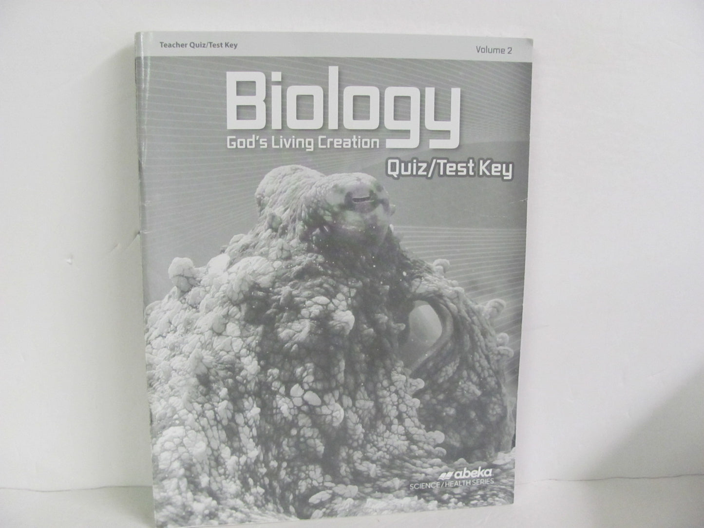 Biology Vol 2 Abeka Quiz/Test Key Pre-Owned 10th Grade Science Textbooks
