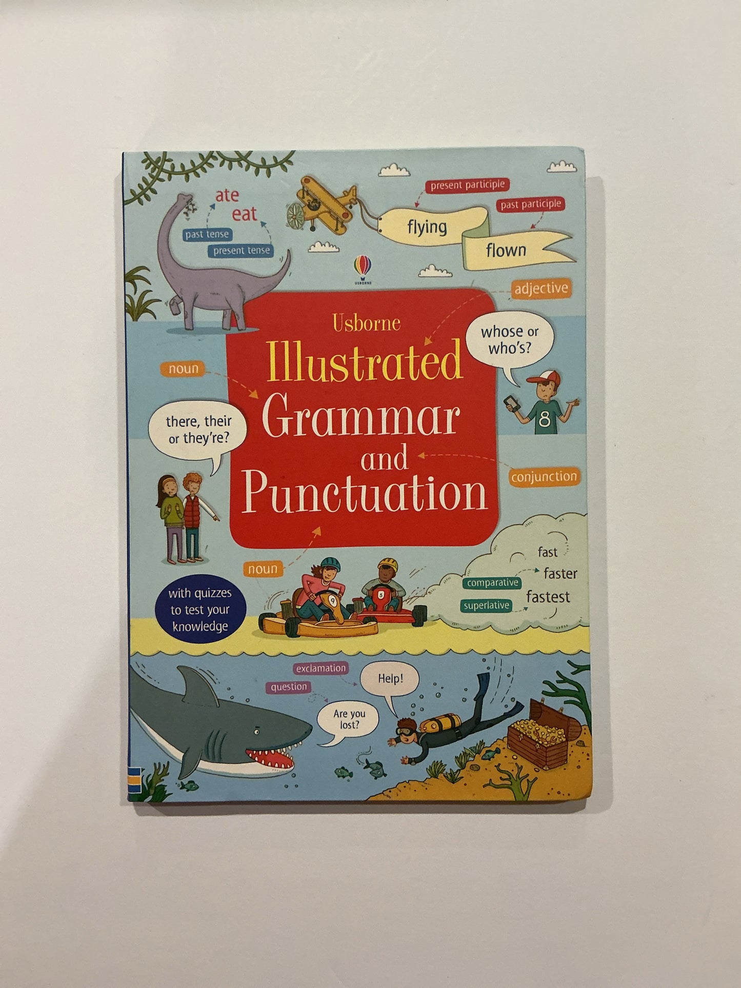 Illustrated Grammar and Punctuation Usborne Student Book Pre-Owned Grammar Books