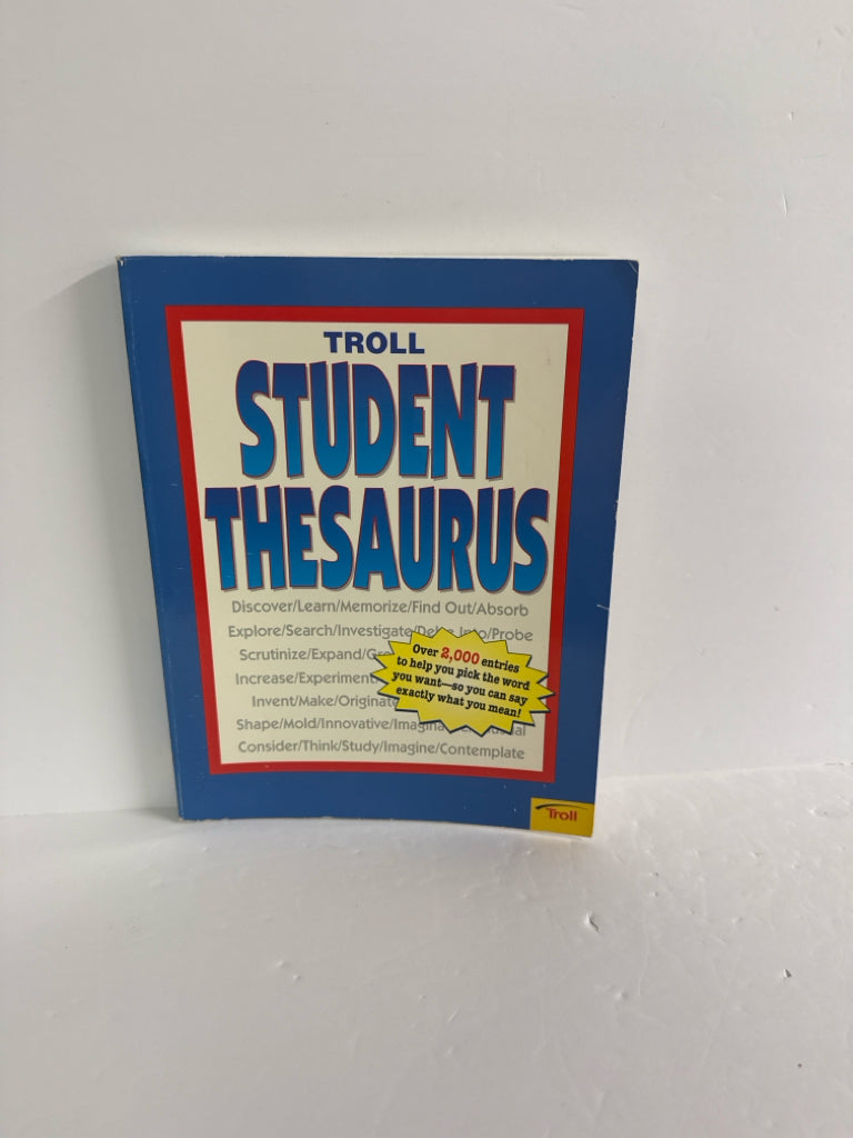 Student Thesaurus Troll Pre-Owned Elementary Reference Books