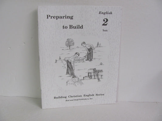 English 2 Rod & Staff Tests  Pre-Owned 2nd Grade Language Textbooks