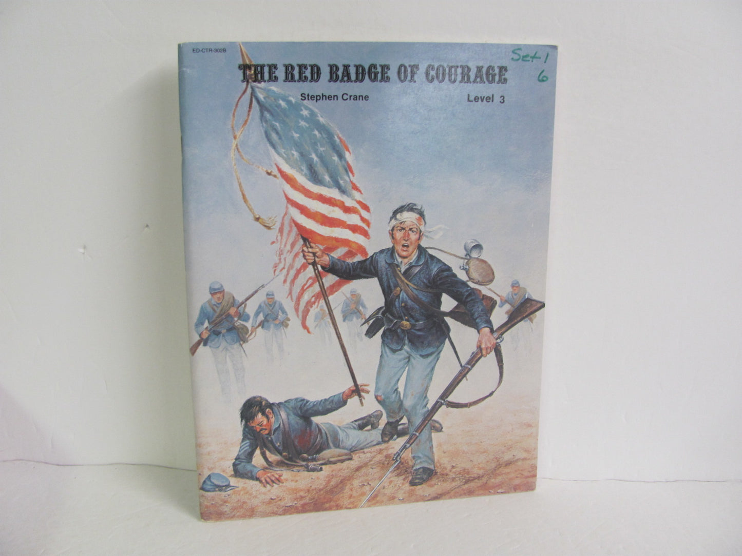 The Red Badge of Courage Edcon Guide Pre-Owned Crane Fiction Books