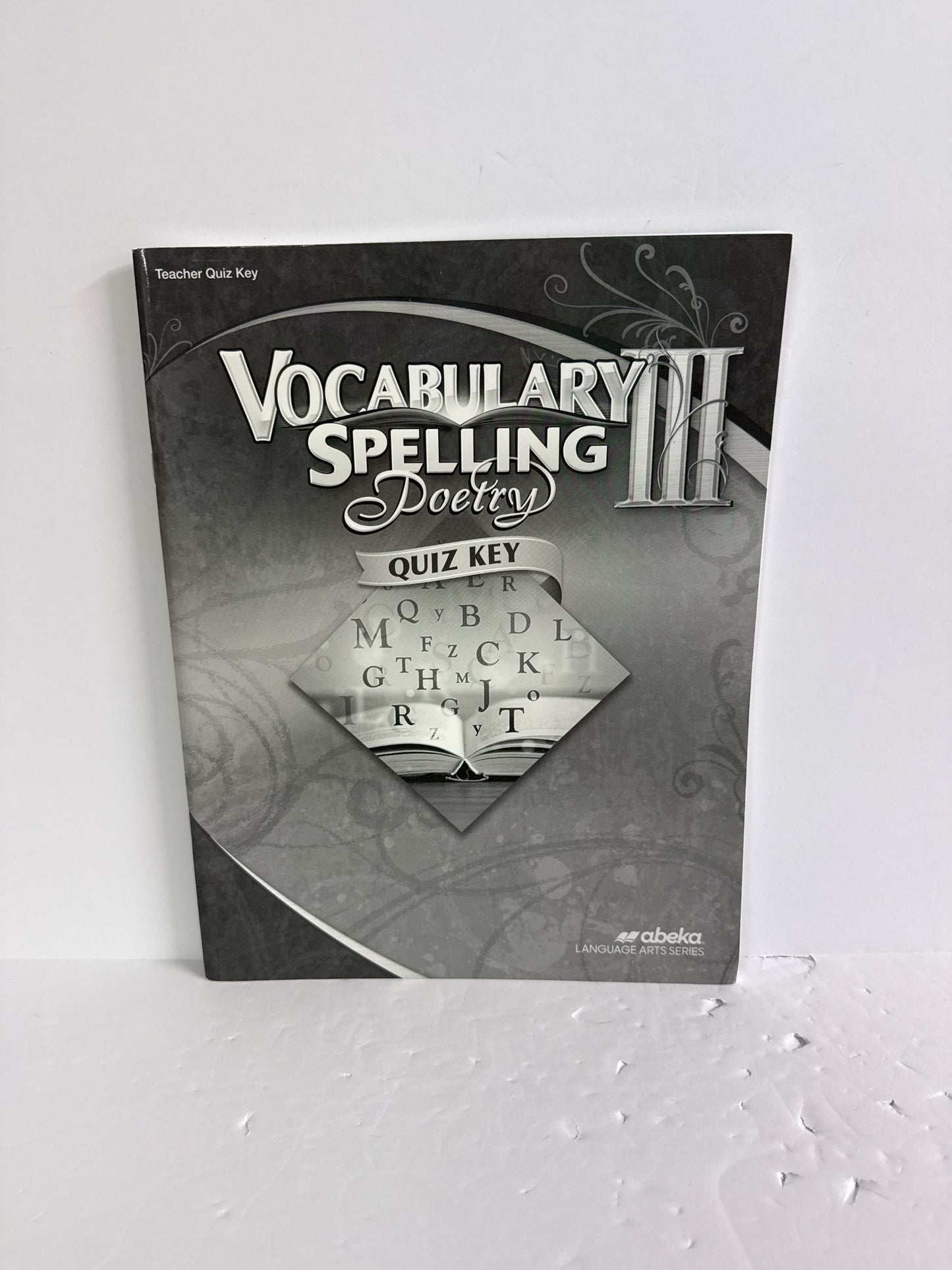 Vocabulary Spelling Poetry III Abeka Quiz Key Pre-Owned Language Textbooks