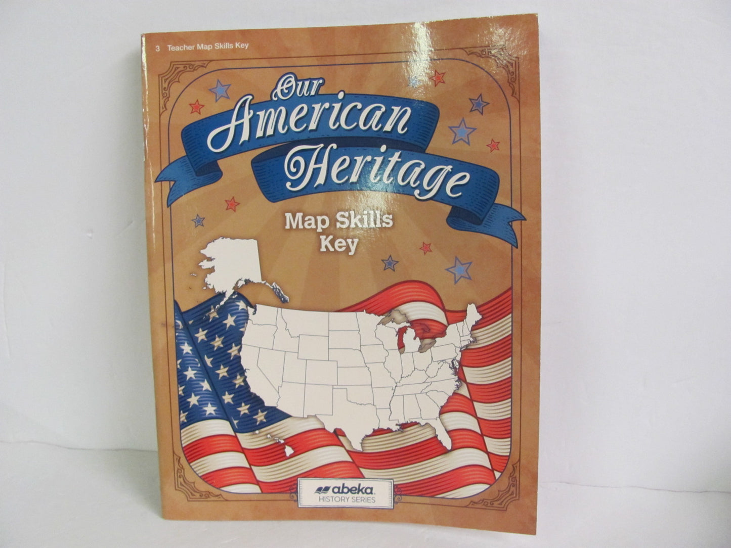 Our American Heritage Abeka Map Skills Key Pre-Owned History Textbooks