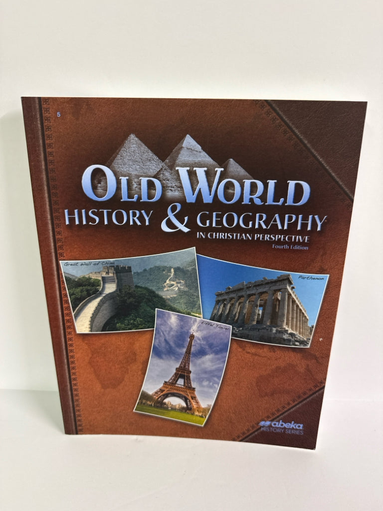 Old World History & Geography Abeka Student Book Pre-Owned History Textbooks