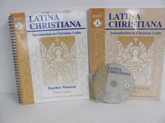 Latina Christiana I Memoria Press Set  Pre-Owned Latin Books