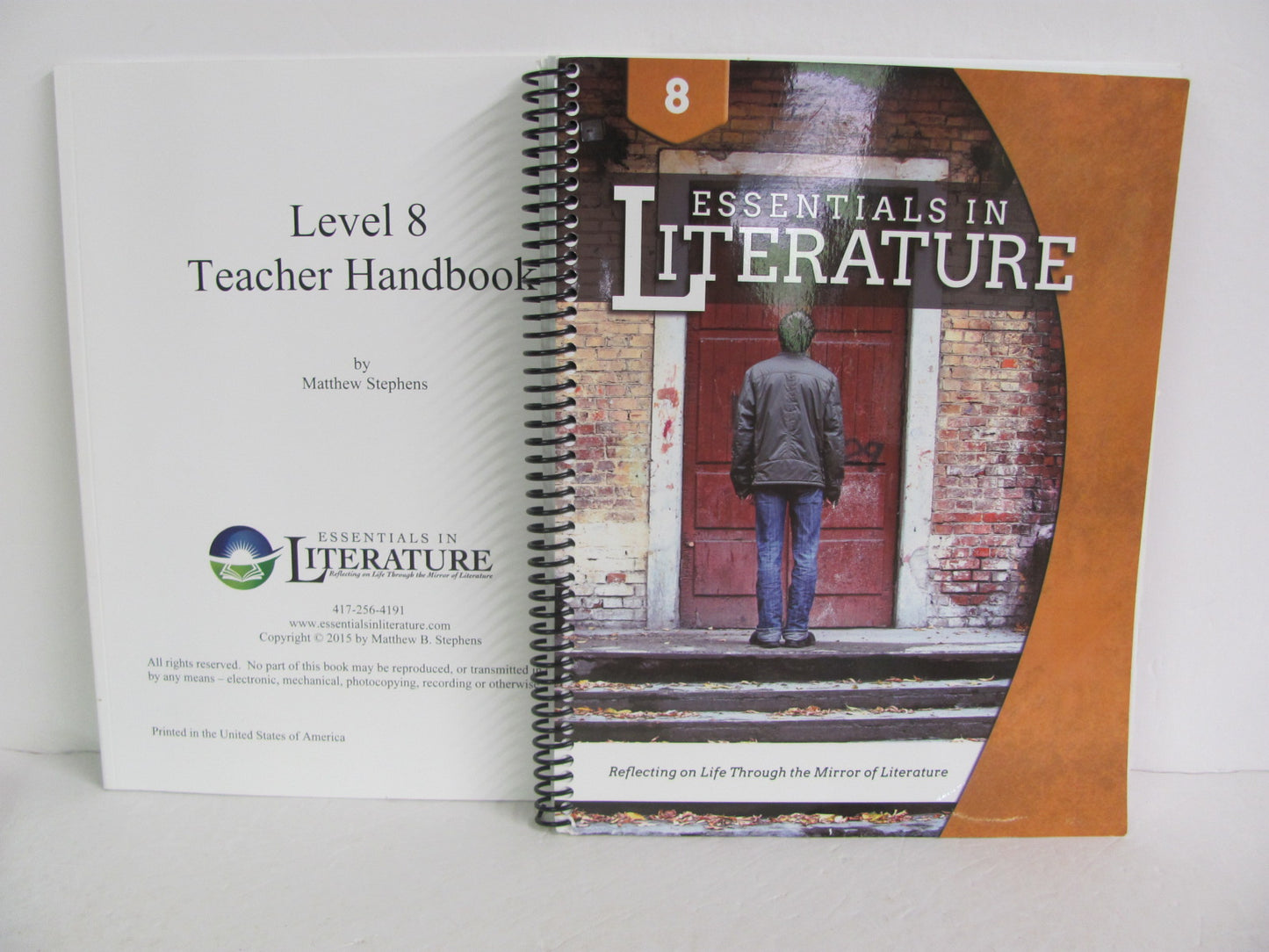 Essentials in Literature Set Pre-Owned Stephens 8th Grade Reading Textbooks