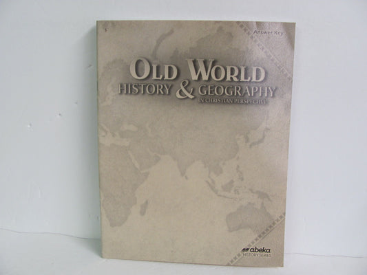 Old World History Abeka Answer Key  Pre-Owned 5th Grade History Textbooks