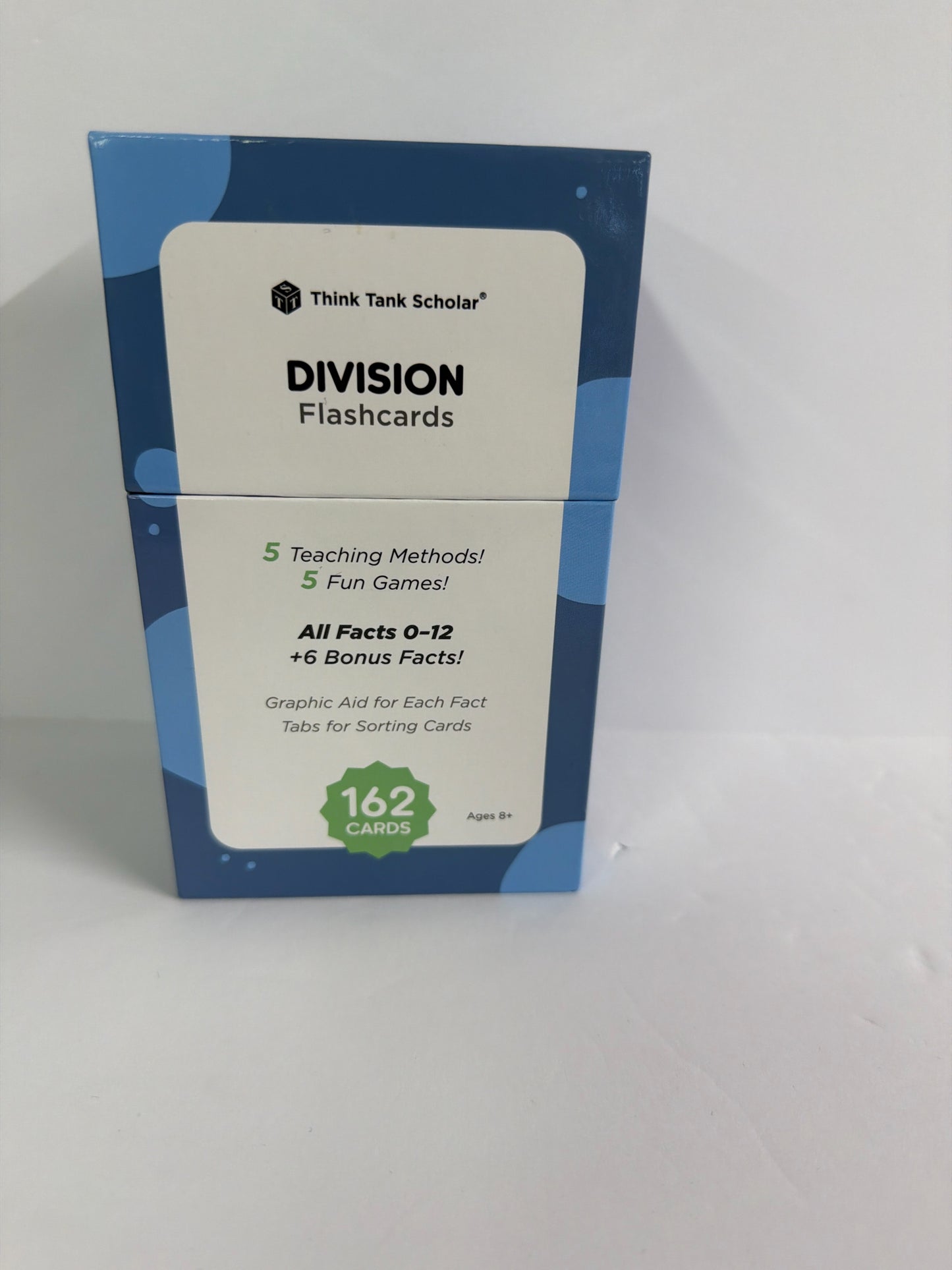 Division Flashcards Think Tank Scholar Pre-Owned Elementary Manipulatives