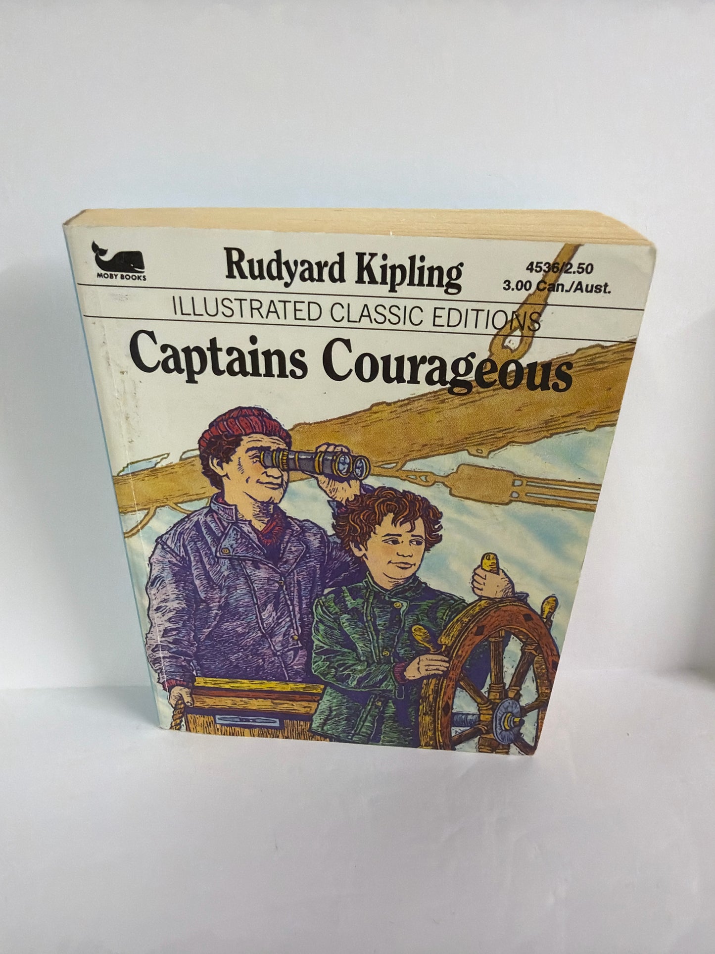 Captains Courageous Illustrated Classics Pre-Owned Rudyard Kipling Fiction Books