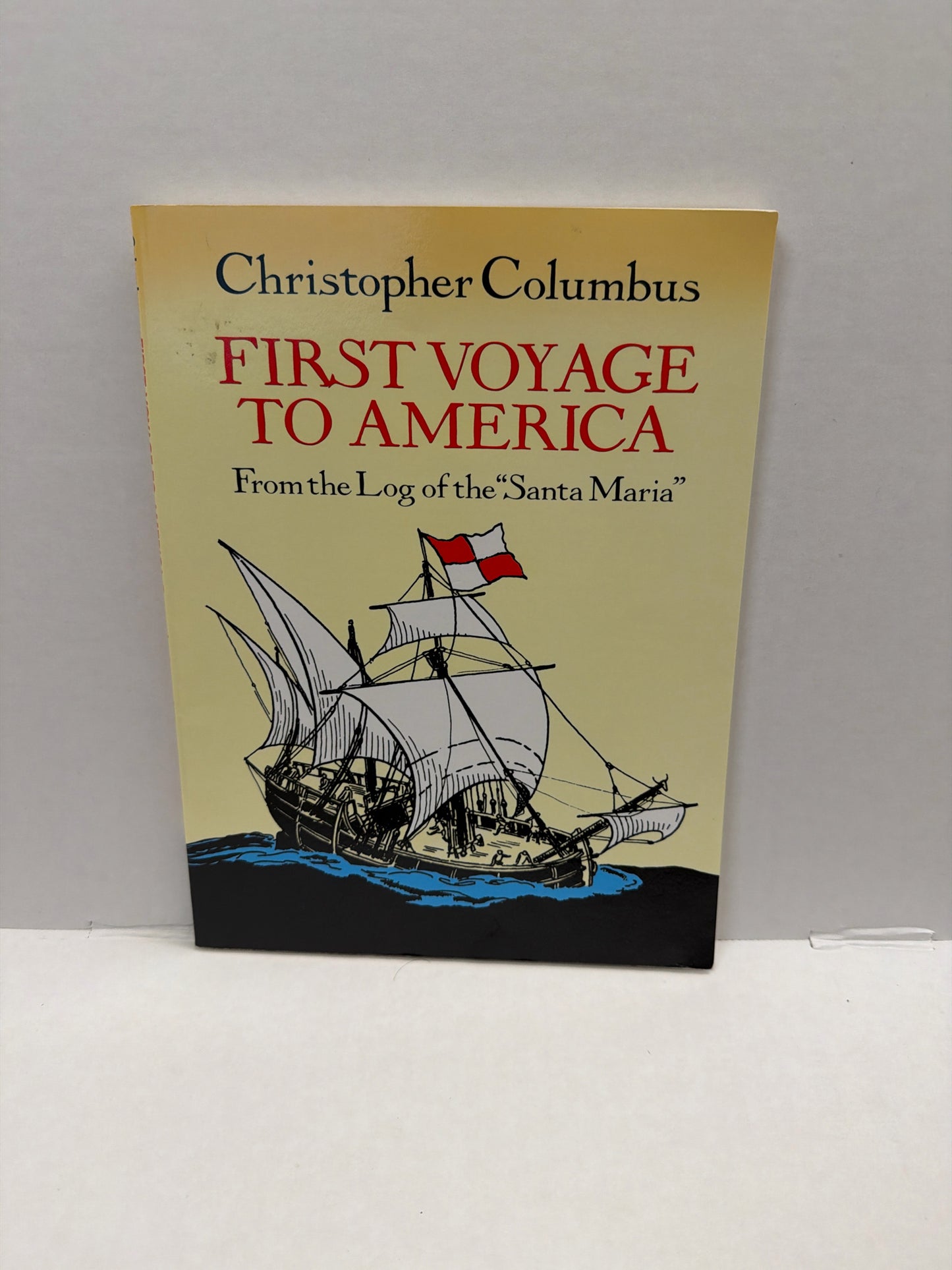 First Voyage to America Dover Pre-Owned Upper Elementary American History Books
