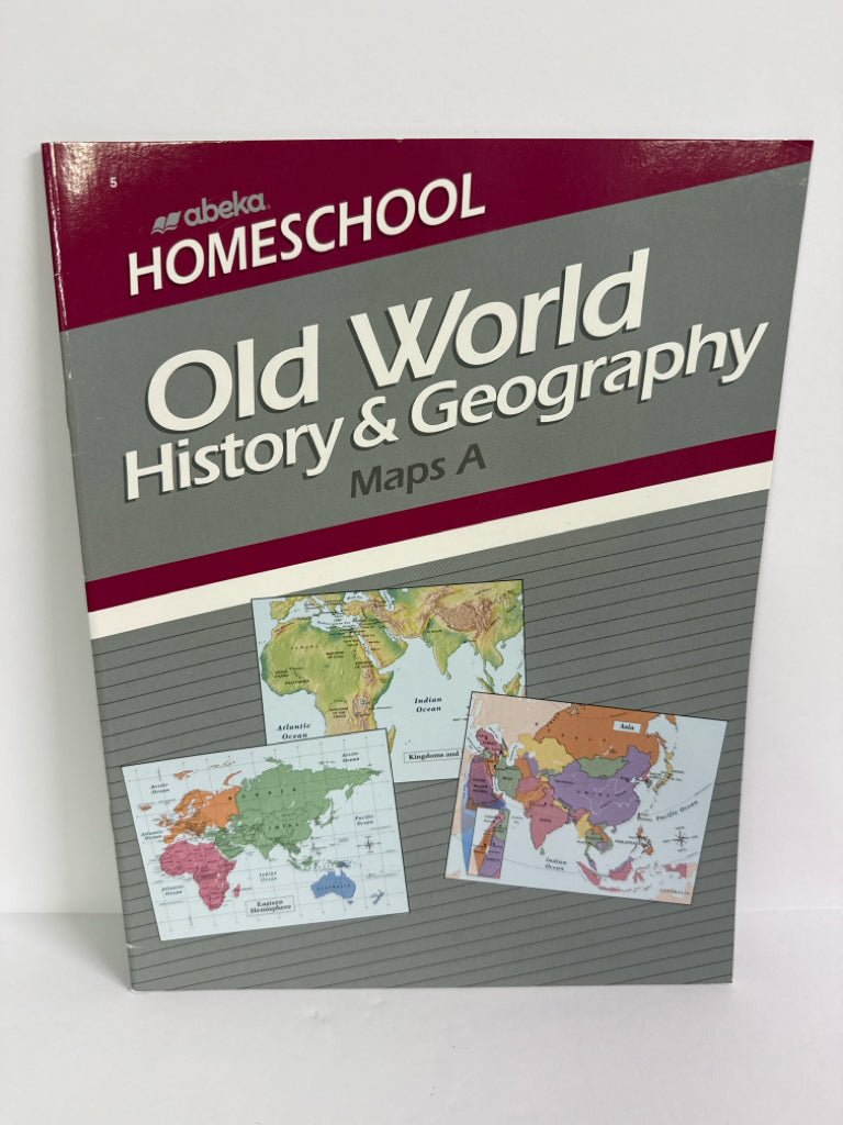 Old World History & Geography Abeka Maps A Pre-Owned History Textbooks