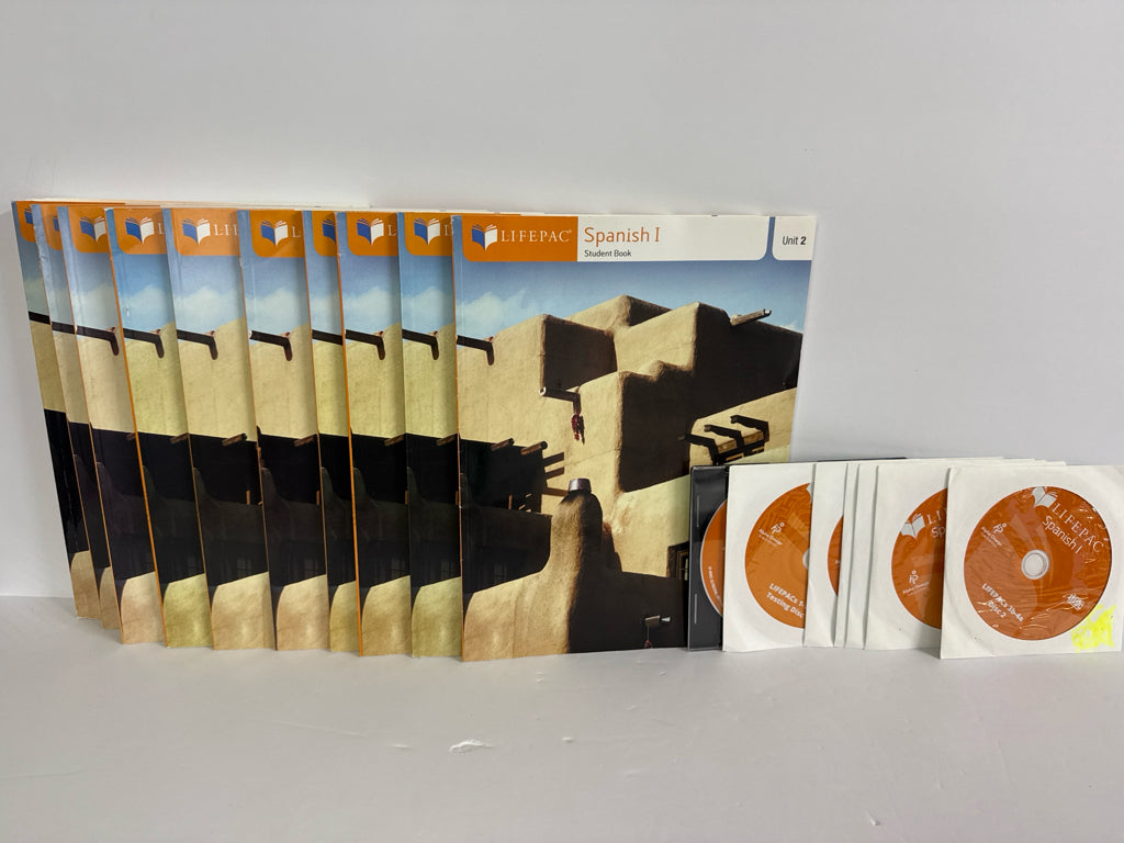 Spanish I Alpha Omega Set Pre-Owned High School Spanish