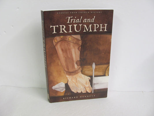 Trial and Triumph Canon Press Pre-Owned Hannula World History Books