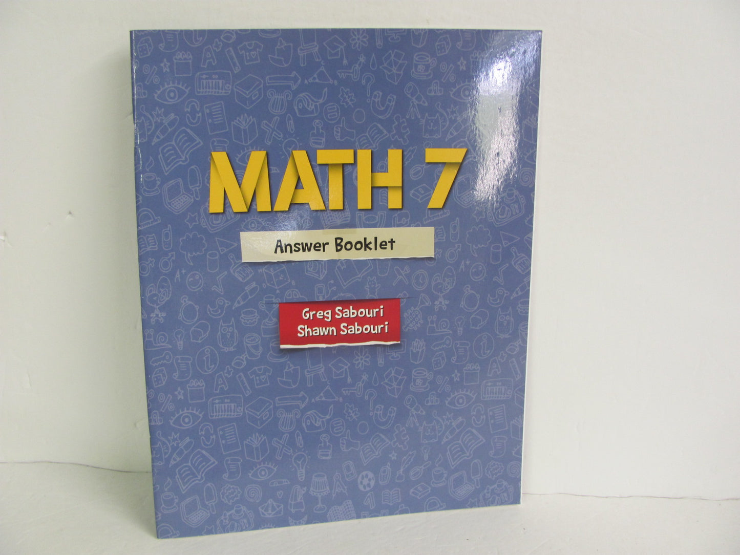 Math 7 Teaching Textbook Answer Key Pre-Owned Sabouri Mathematics Textbooks