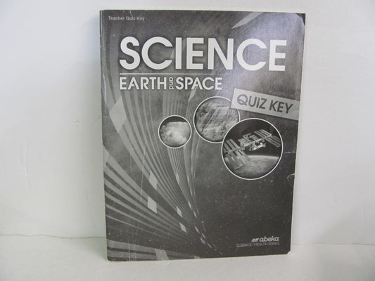 Earth and Space Abeka Quiz Key Pre-Owned 8th Grade Science Textbooks