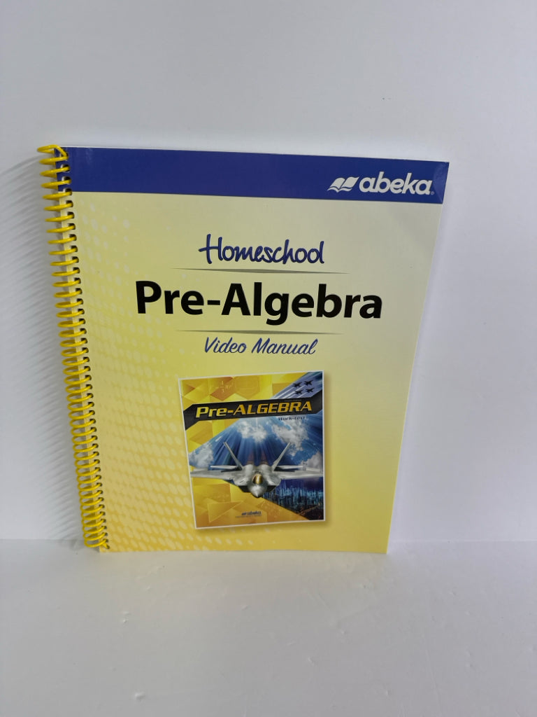 Pre-Algebra Video Manual Abeka Video Manual- Pre-Owned Educator Resources