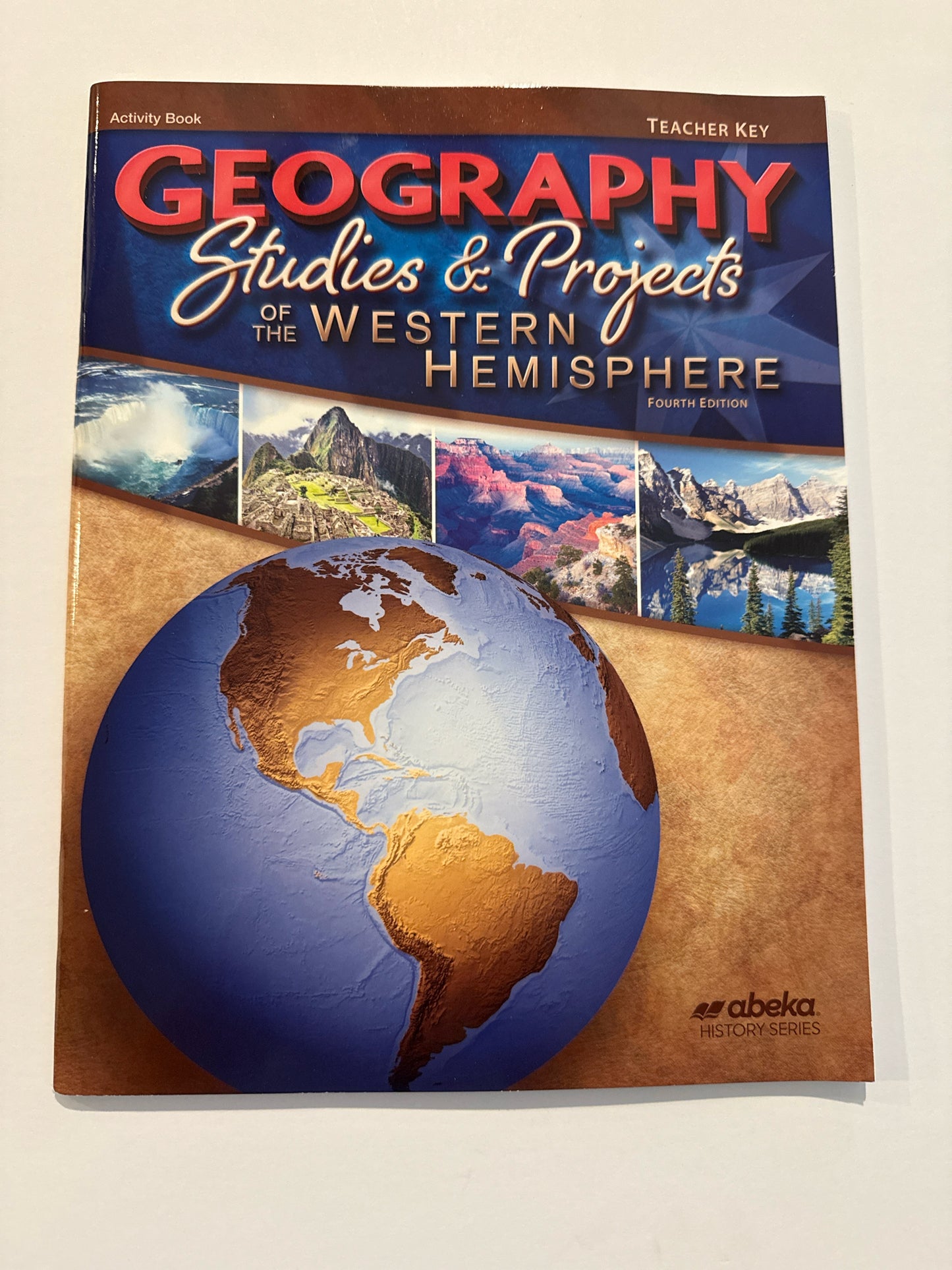 Geography Studies & Projects Abeka Teacher Key Pre-Owned Geography Books