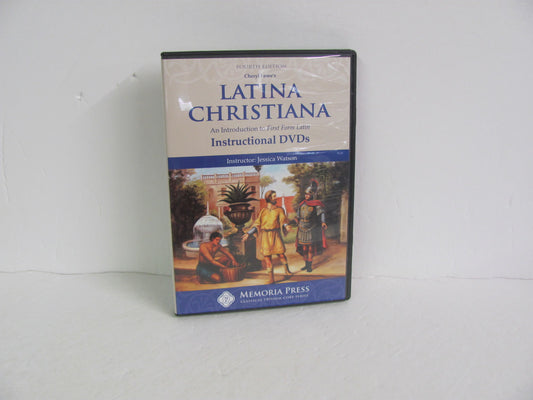 Latina Christiana Memoria Press DVD Pre-Owned Middle School Latin Books