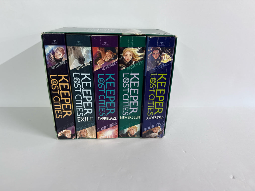 Keeper of the Lost Cities Aladdin Set Pre-Owned Shannon Messenger Fiction Books