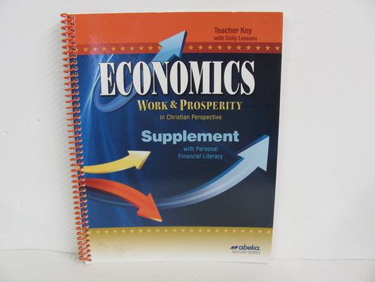 Economics Supplement Abeka Teacher Key  Pre-Owned 12th Grade History Textbooks