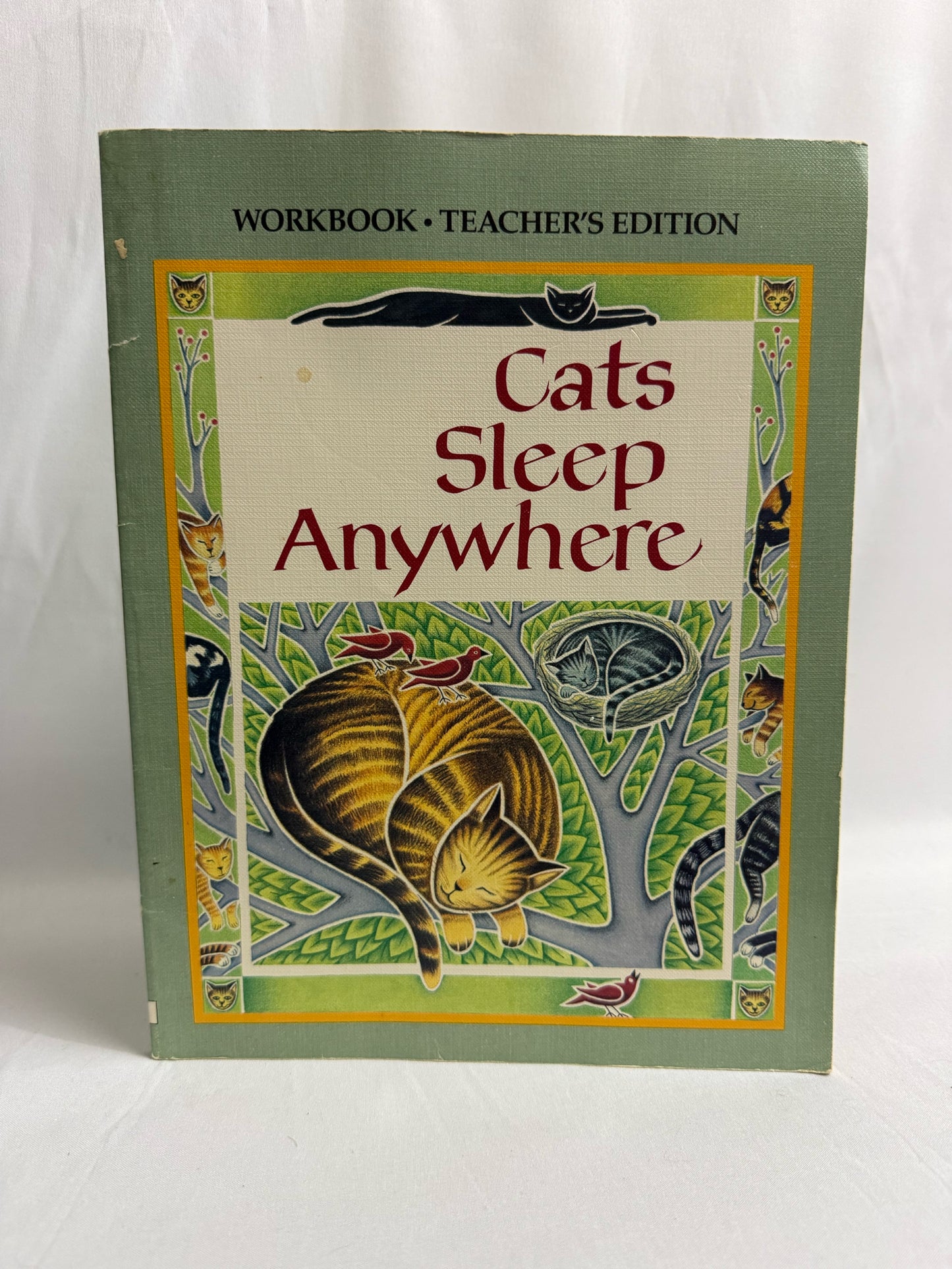 Cats Sleep Anywhere Heath Pre-Owned Elementary Reading Textbooks