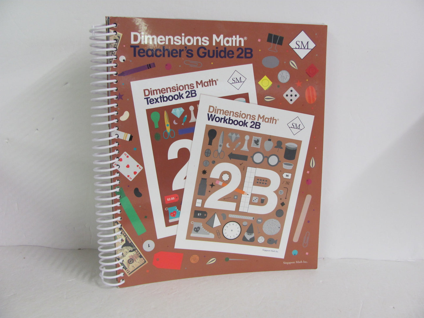 Dimensions Math 2B Singapore Teacher Guide Pre-Owned Mathematics Textbooks