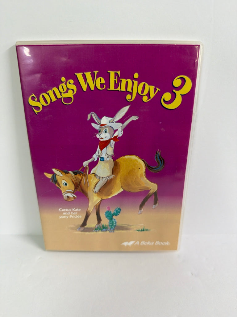 Songs We Enjoy 3 Abeka CDs Pre-Owned 3rd Grade Music Education Books