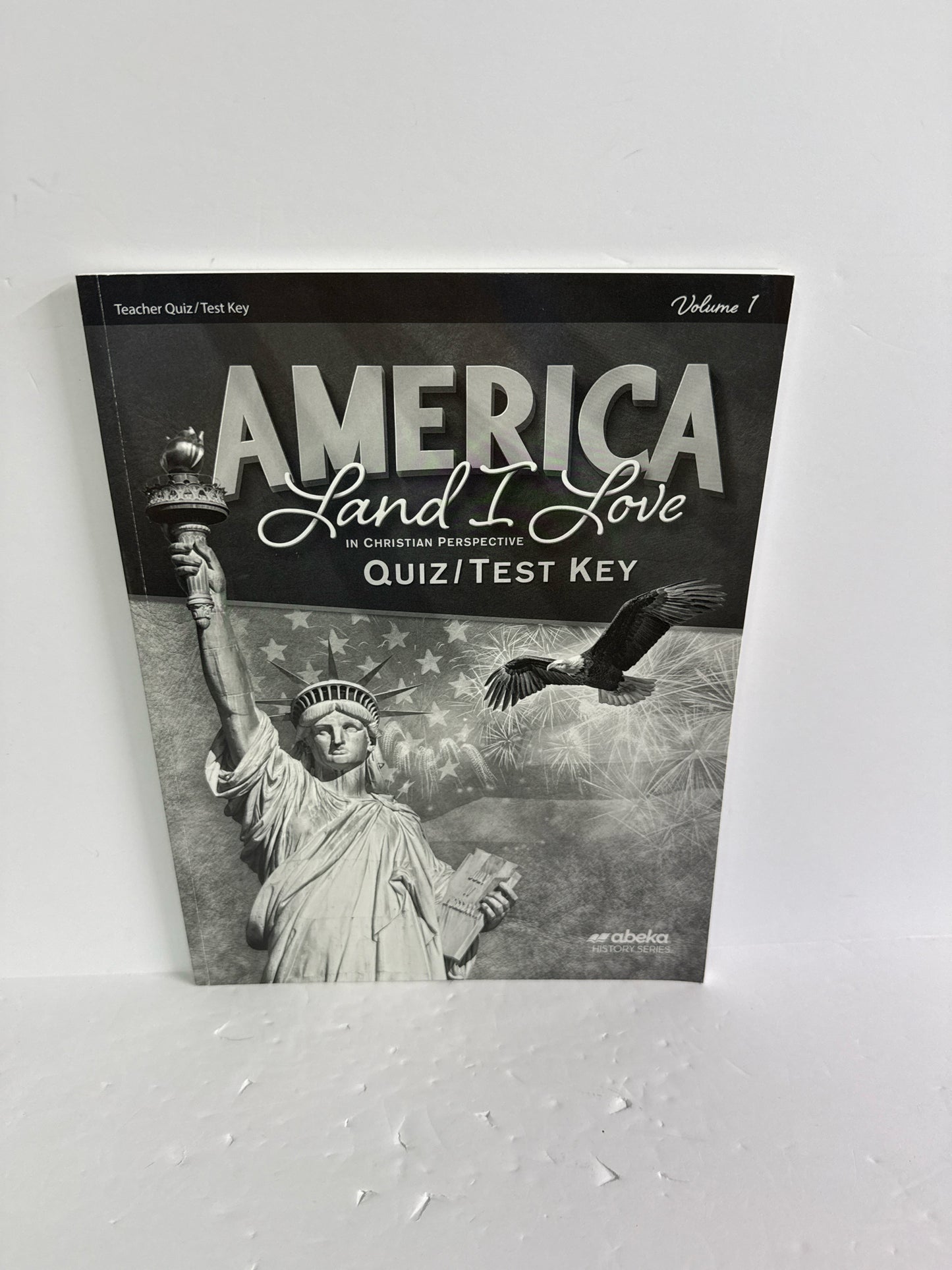 America Land I Love Volume 1 Abeka Quiz/Test Key Pre-Owned History Textbooks