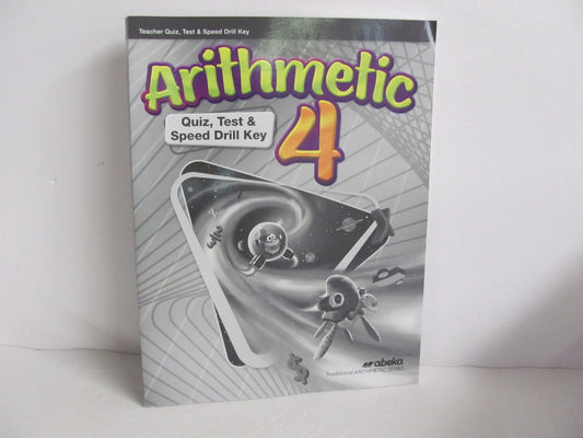 Arithmetic 4 Abeka Quiz/Test Key  Pre-Owned 4th Grade Mathematics Textbooks