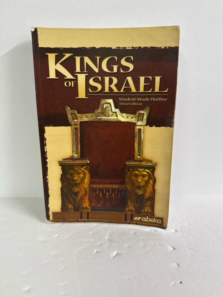 Kings of Israel Abeka Student Study Outline Pre-Owned 9th Grade Bible Textbooks