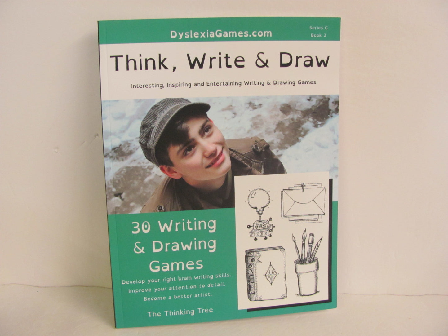 Think, Write and Draw Dyslexia Games Pre-Owned Brown Educator Resources