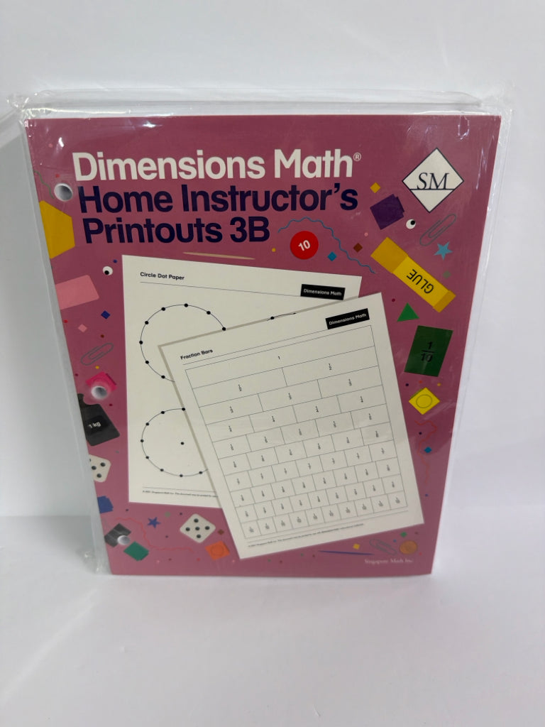 Dimensions Math 3B Singapore Home Instructor's Printouts Mathematics Textbooks