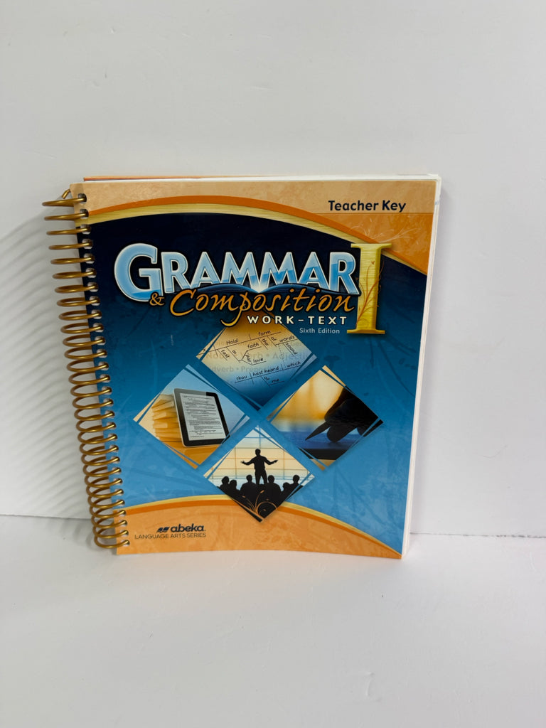 Grammar & Composition I Abeka Teacher Key Pre-Owned Language Textbooks