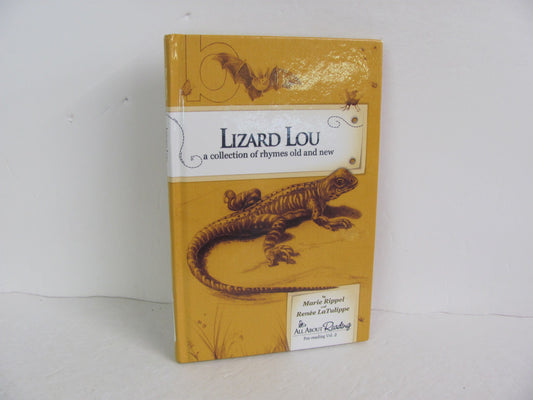 Lizard Lou All About Reading Student Book Pre-Owned Rippel Reading Textbooks