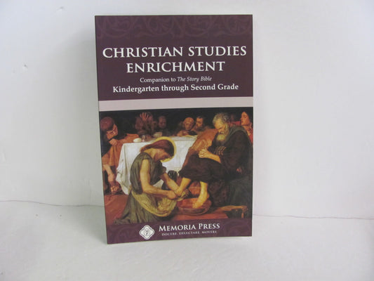 Christian Studies Enrichment Memoria Press Pre-Owned Elementary Bible Books