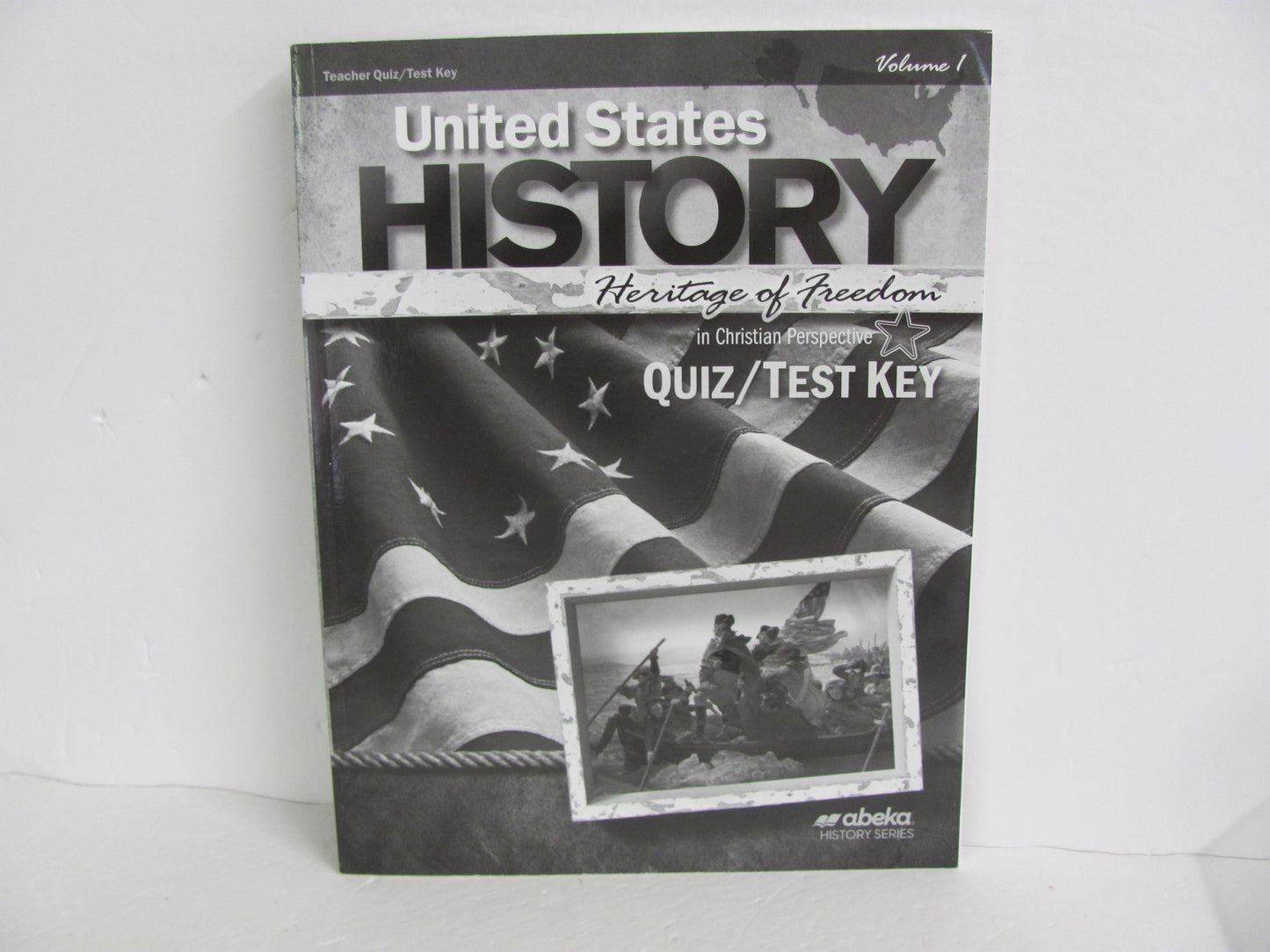 United States History Vol 1 Abeka Quiz/Test Key Pre-Owned History Textbooks