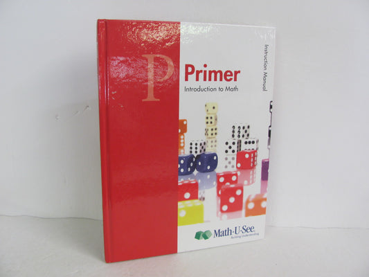 Primer Math U See Instruction Manual  Pre-Owned Demme Mathematics Textbooks