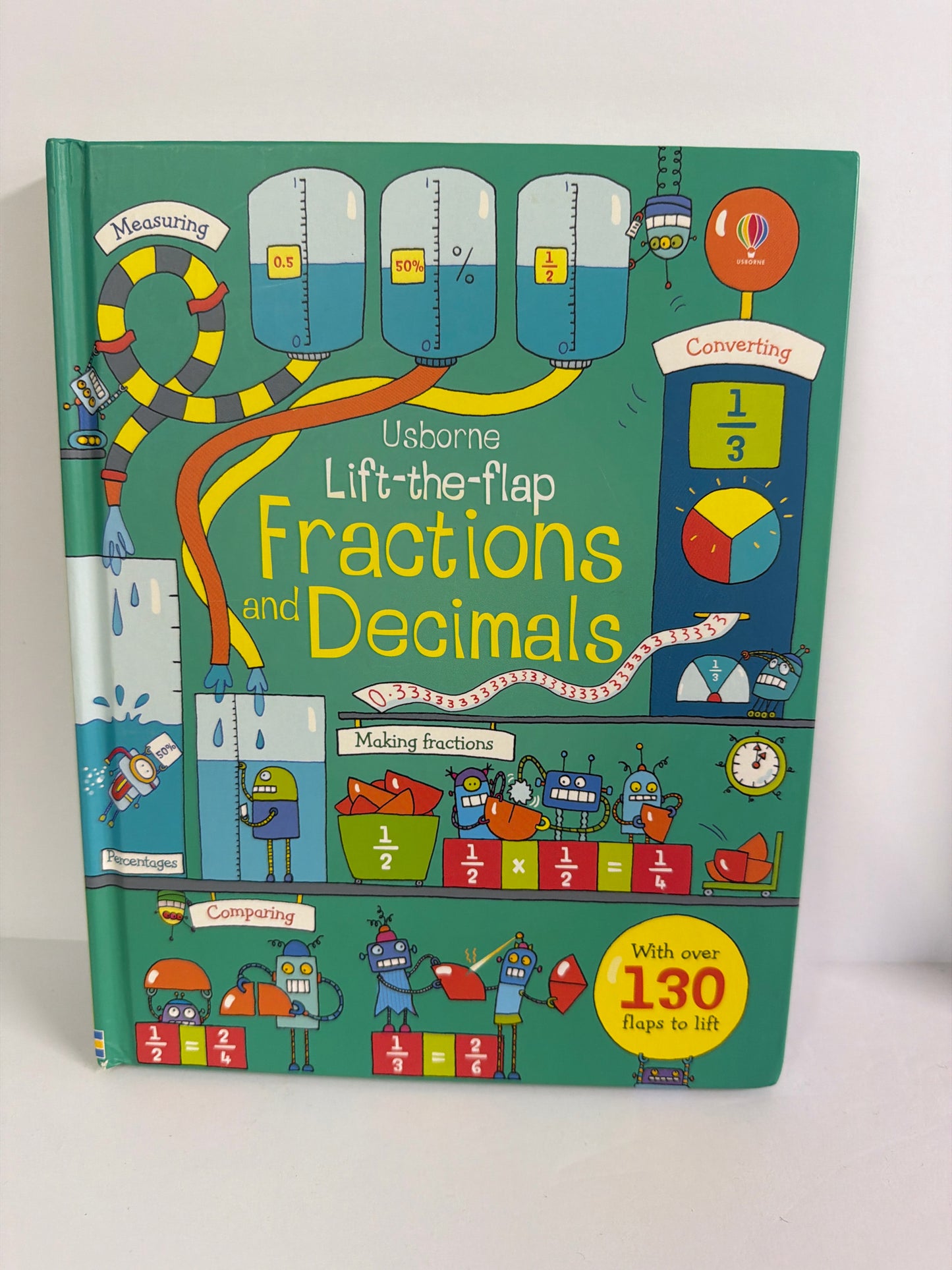 Fractions & Decimals Usborne Pre-Owned Elementary Children's Books