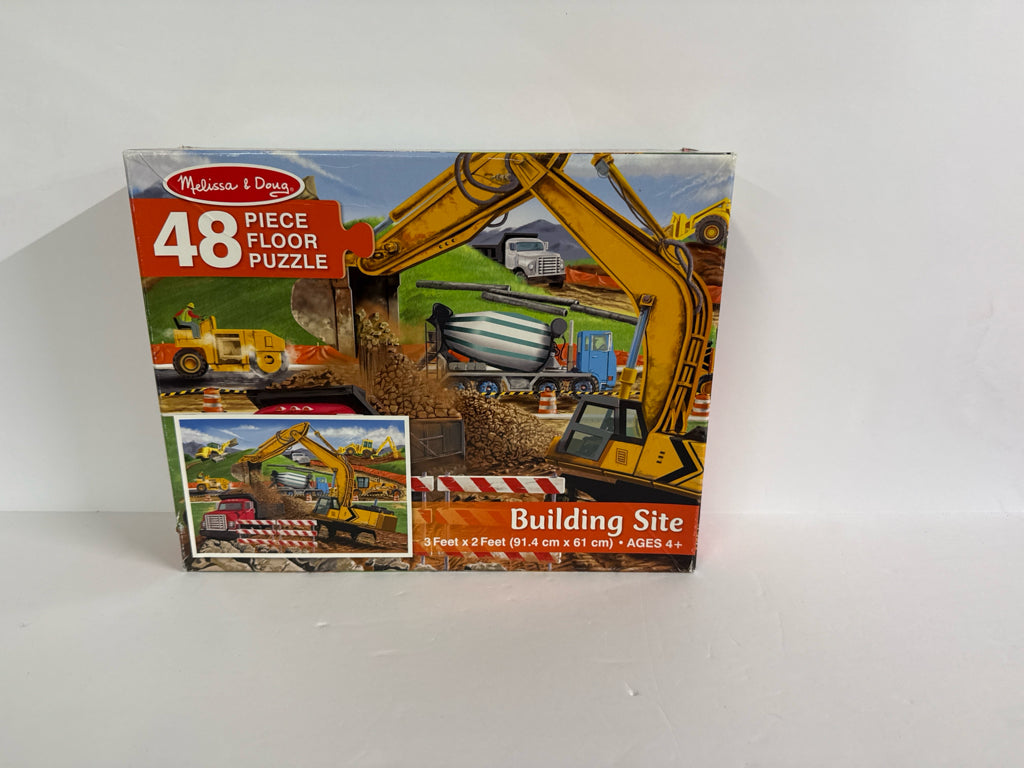 Building Site Melissa & Doug Puzzle Preowned Games/Puzzles