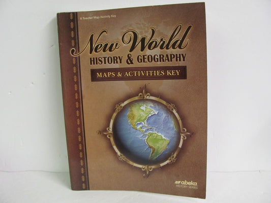 New World History Abeka Map/Activity Key  Pre-Owned 6th Grade History Textbooks