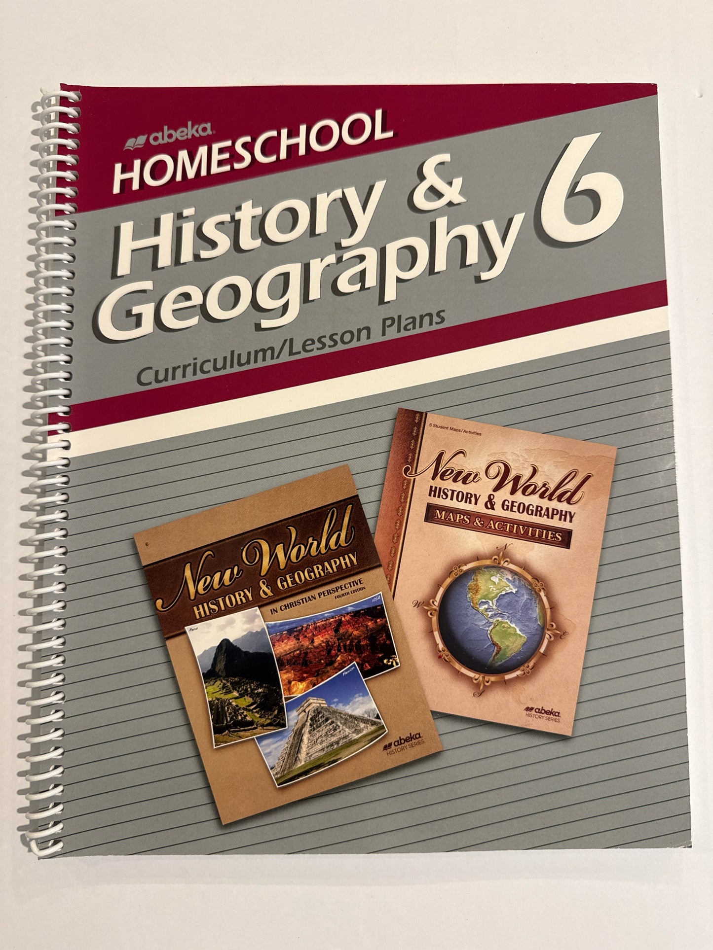 History & Geography Abeka Curriculum/Lesson Plan Pre-Owned History Textbooks