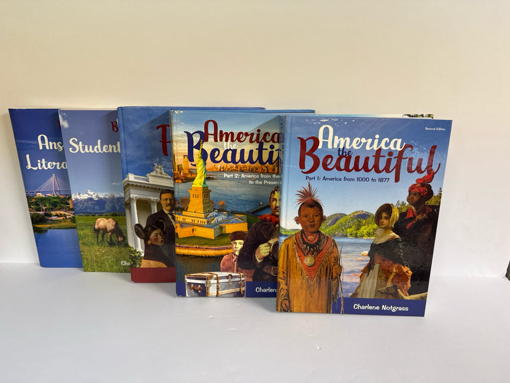 America the Beautiful Notgrass Set Pre-Owned Middle School History Textbooks