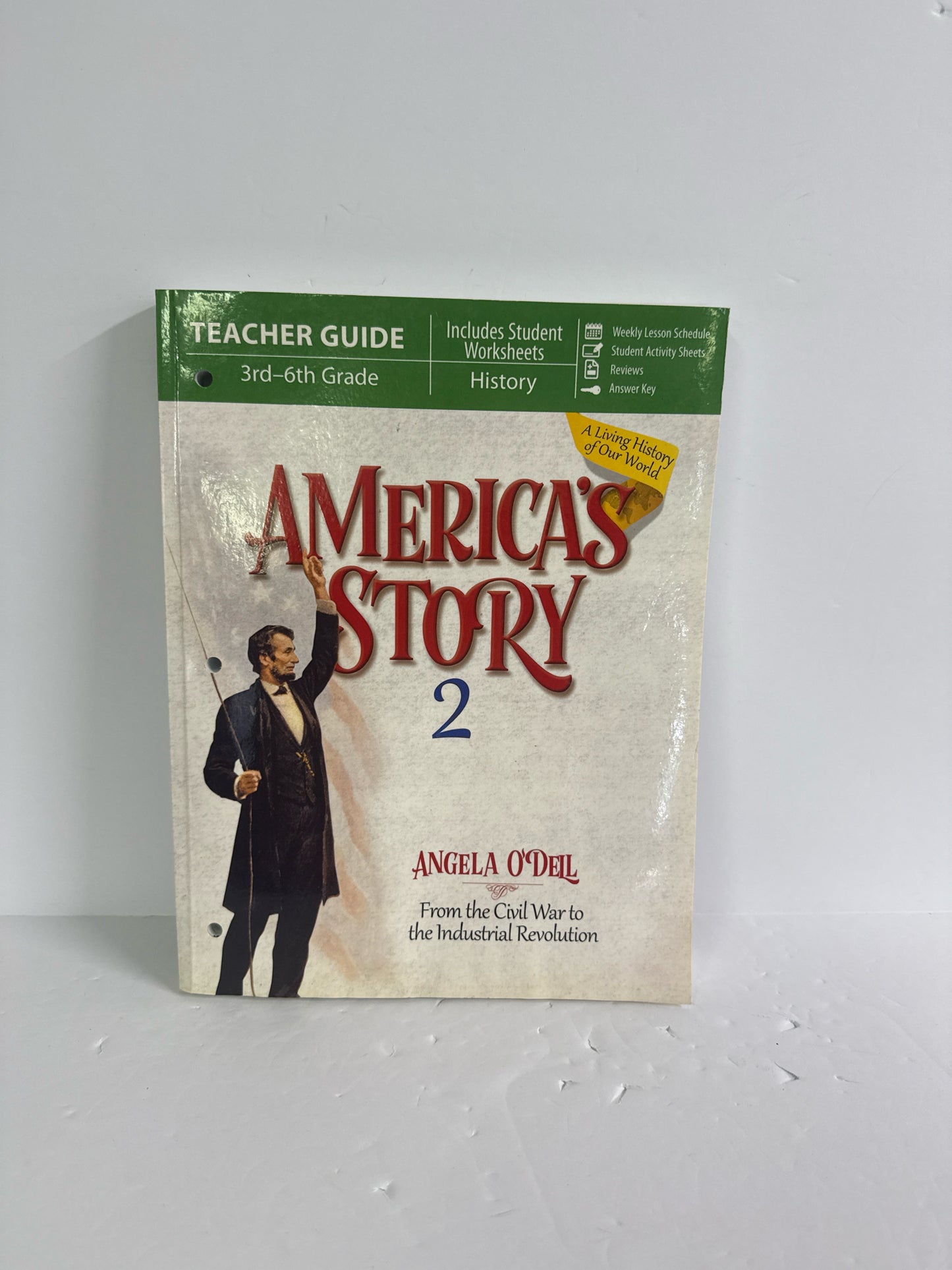 America's Story 2 MasterBooks Teacher Guide Pre-Owned History Textbooks
