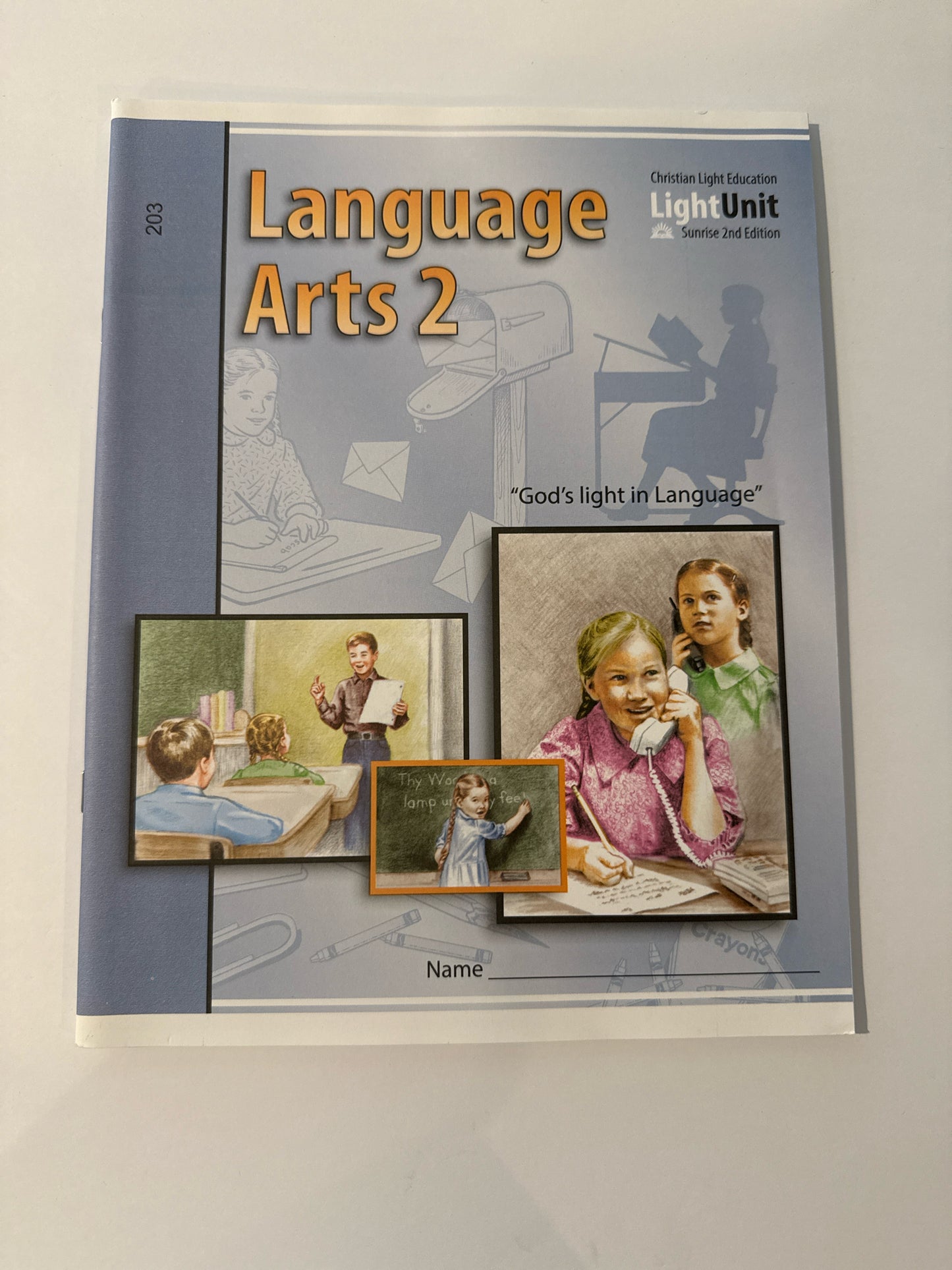 Language Arts 2 CLE Student Book Pre-Owned 2nd Grade Language Textbooks