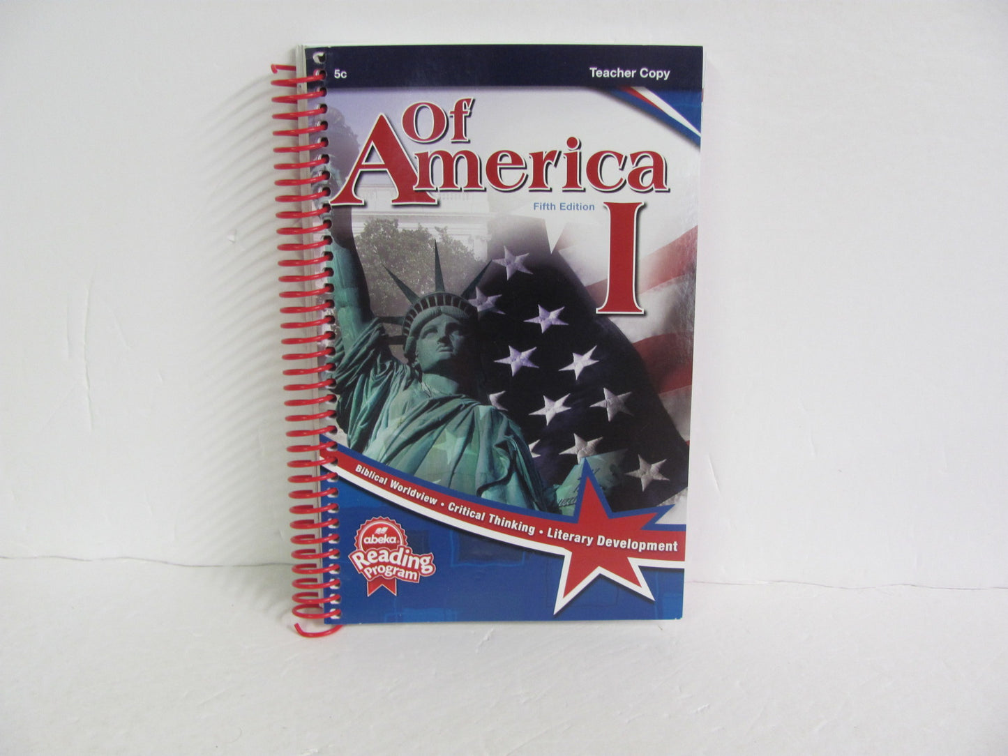 Of America 1 Abeka Teacher Copy Pre-Owned 5th Grade Reading Textbooks