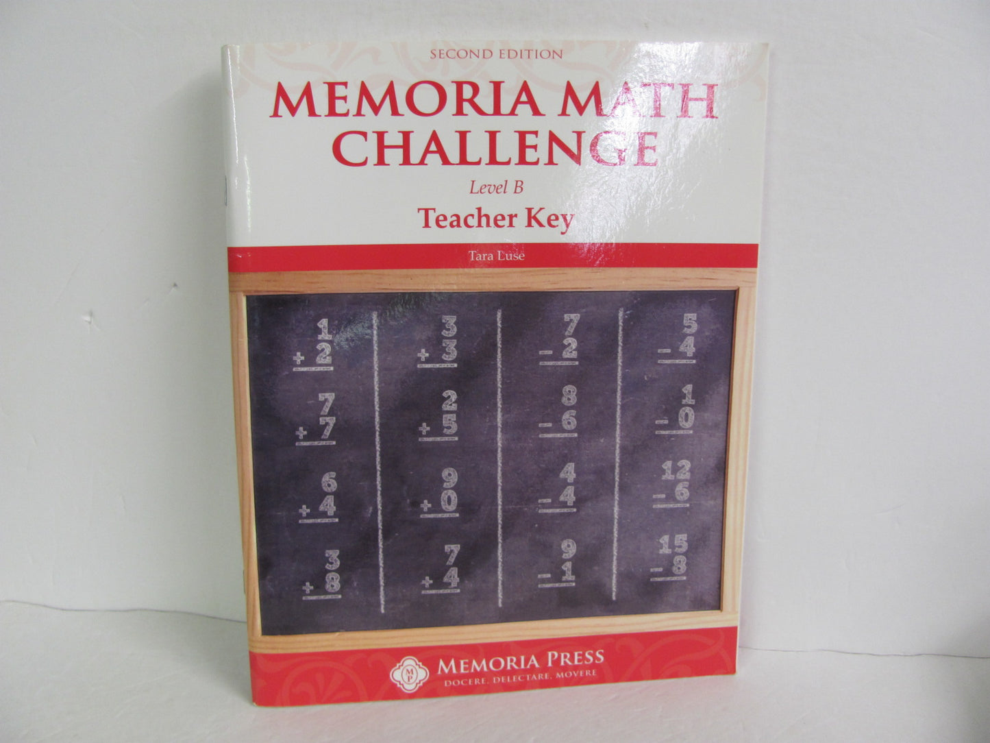 Memoria Math Challenge Memoria Press Teacher Key Pre-Owned Luse Math Help Books