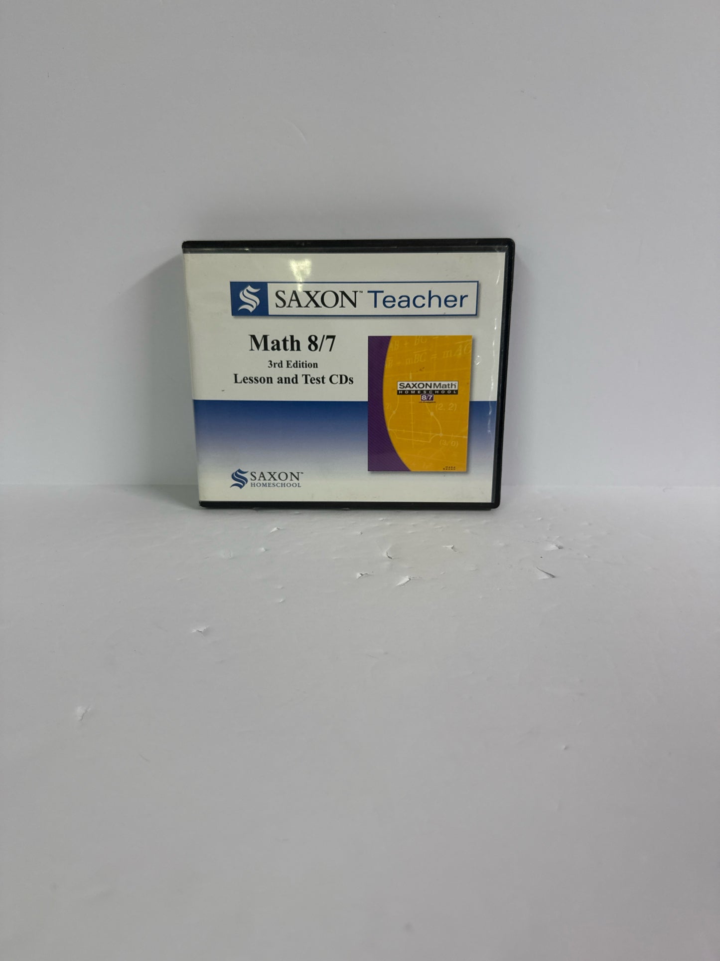 Math 87 Saxon CDs Pre-Owned 7th Grade Mathematics Textbooks